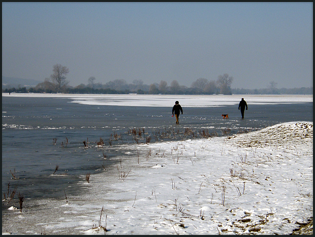 a walk on the ice