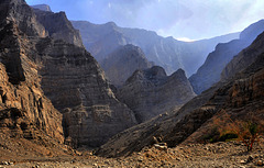 Am Ende des Wadi Litibah