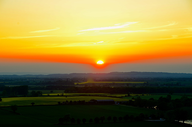 Shropshire sunset