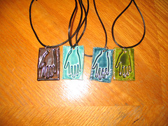 Glazed pendants