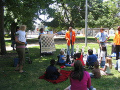 Chess Lesson in the Park