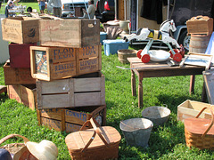 Wood Crates and Baskets