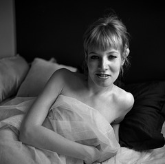 In bed