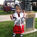 Little one in Welsh gear, St. David's Day at Barnsdall Art Park