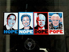 Hope Nope Dope Pope