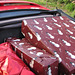 GIFTS -- Filling a Florida-Style Santa Sleigh !