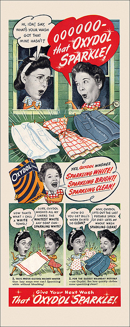 Oxydol Laundry Soap Ad, 1947