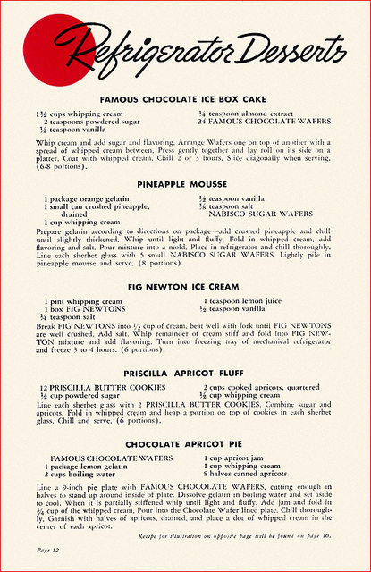 50 Delicious Desserts (5), 1938