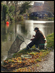 fishing by the canal