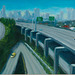 I5 in Seattle, oil, 30x18in, Collection Robert Barr