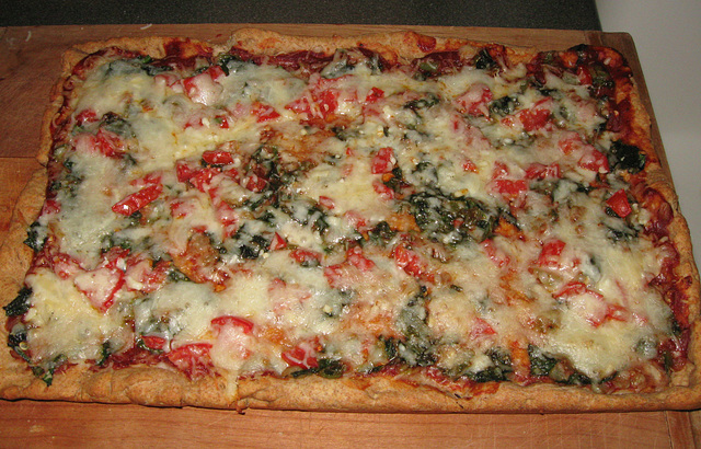 Locavore Spinach Pizza