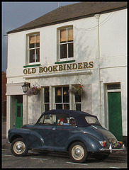 Morris at the Bookbinders