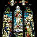 Victorian Stained Glass, North Aisle, West Window, St James' Church, Idridgehay, Derbyshire