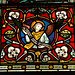 Victorian Stained Glass, West Window lower panel (left), St James' Church, Idridgehay, Derbyshire