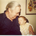My dad with granddaughter Rachel 1985