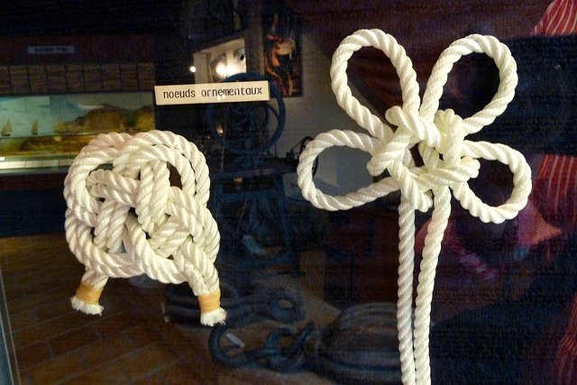 Concarneau 2014 – Musée de la Pêche – Ornamental knots