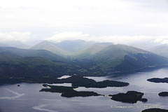 Aerial - Islands on Loch Lomond