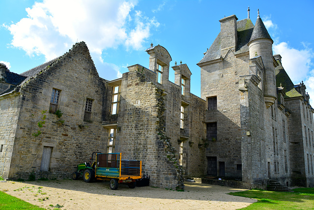 Château de Kerjean 2014 – Demolished wing