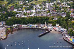 Aerial - Tobermory, Isle of Mull - setting for the children's UK TV series, Ballamory!