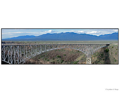 Rio Grande Gorge Bridge Panorama
