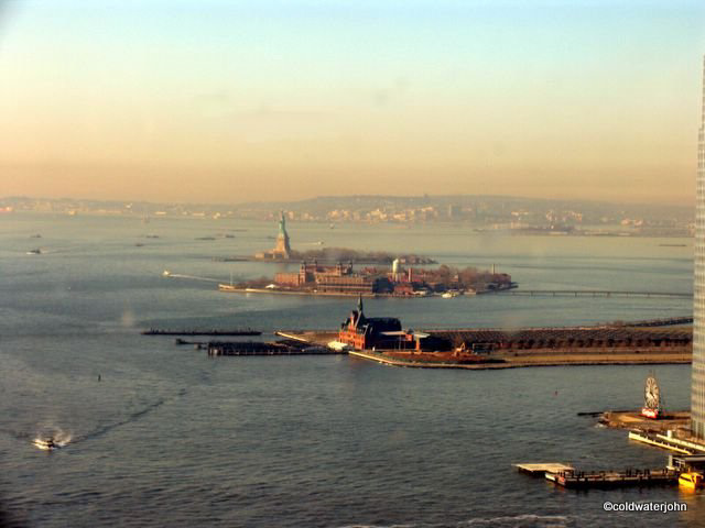 Images from a flight  I made down the Hudson and round the Statue of Liberty