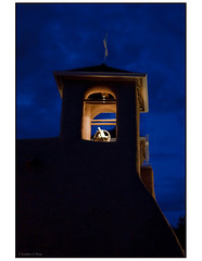 St. Francis Church Belfry at Twilight