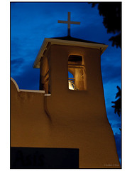 St. Francis Church Belfry at Twilight