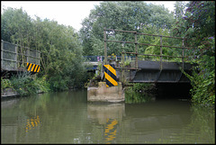 old railway swing bridge