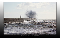 Stormy seas  - Newhaven - 21.10.2014
