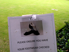 They Check Footwear at Finsbury Circus