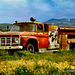 Truchas, NM Fire Truck - Lenabem Texture