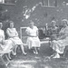 Barbara Kaestner, Aunt Helen, Aunt Jeannet, Aunt Kate and Grandma G., in our backyard, Aug., 1961