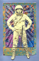 Astronaut birthday card