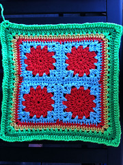 12-inch crochet square