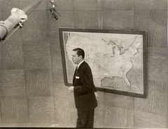 Early television broadcasting; c. 1953, WGN-t.v., Chicago