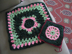 Crocheted Squares for swap