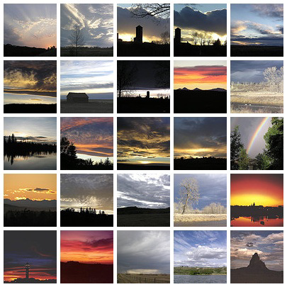 Clouds and Sunsets mosaic