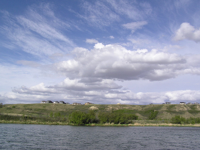 Clouds over the Bow River