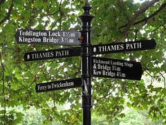 Thames Path Signpost