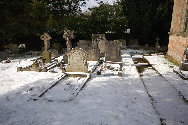 Churchyard, Saint Michael's Church, Birchover, Derbyshire