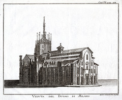 Il Duomo di Milano nel 1760