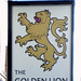 The Golden Lion - Aldershot pub sign