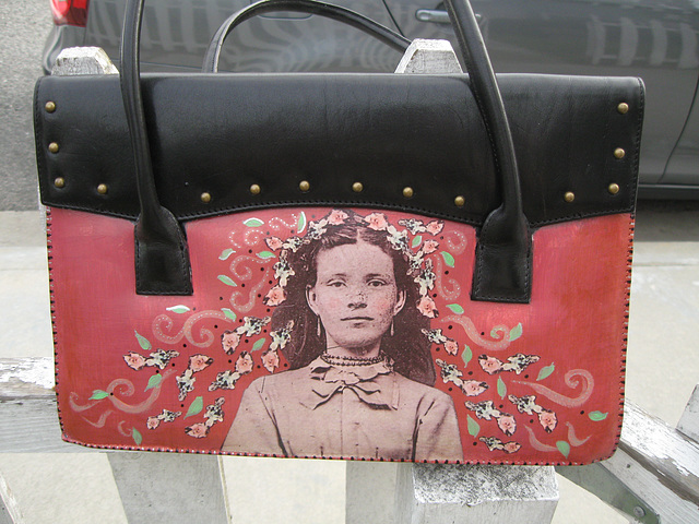 "Flower Girl" Upcycled Purse