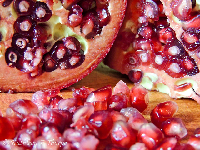 Pomegranate Seeds, Seeds, and more Seeds!