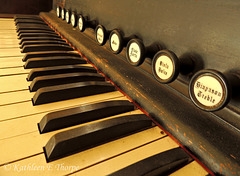 Enterprise Church Organ Keys and Stops 1878