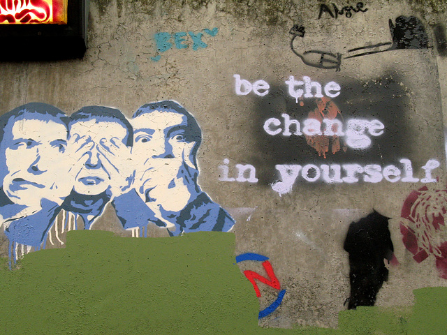 be the change in yourself