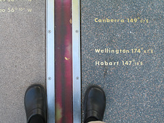 Prime Meridian with Feet