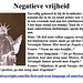 (NL) — Negatieve vrijheid / Libereco negative / Liberté en négatif /