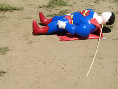 Superman down!