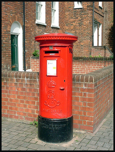 Edward VII pillar box at Jericho